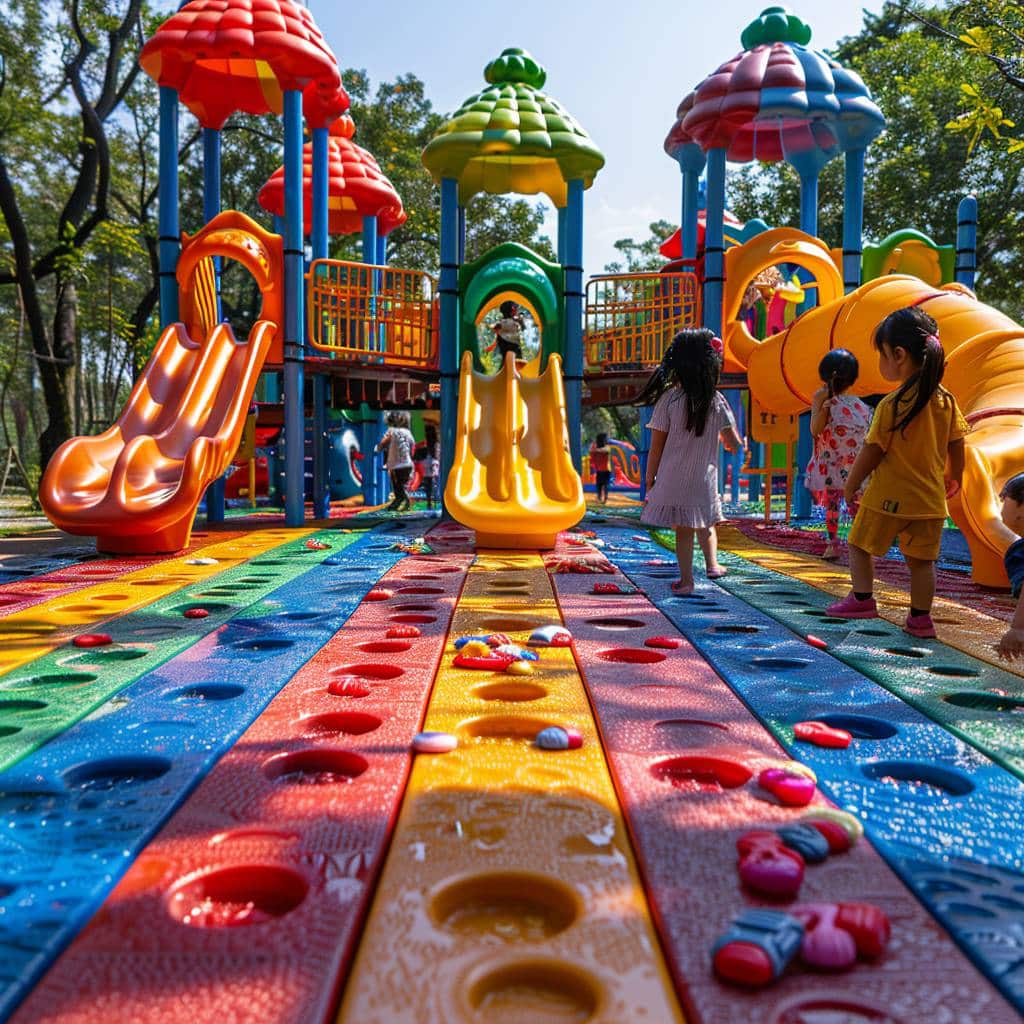 Les aires de jeux pour enfants et parents