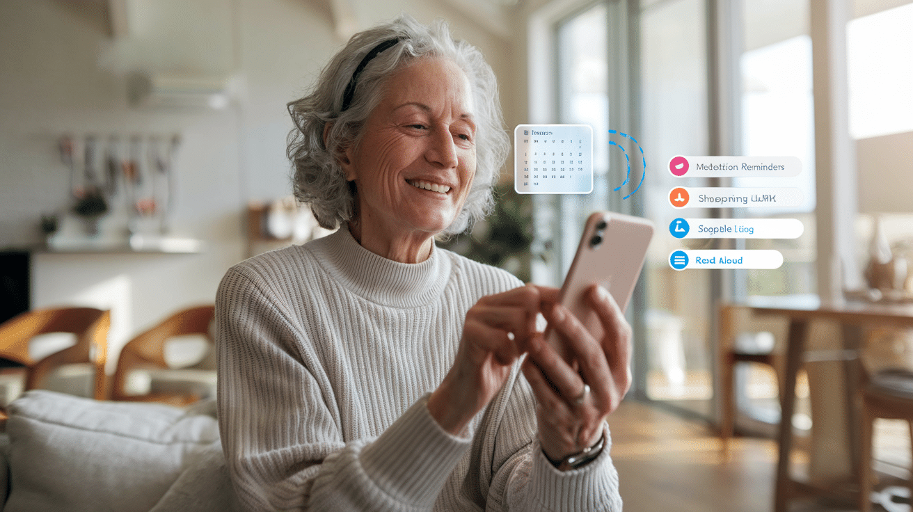 application vocale qui redonne de l’autonomie aux seniors